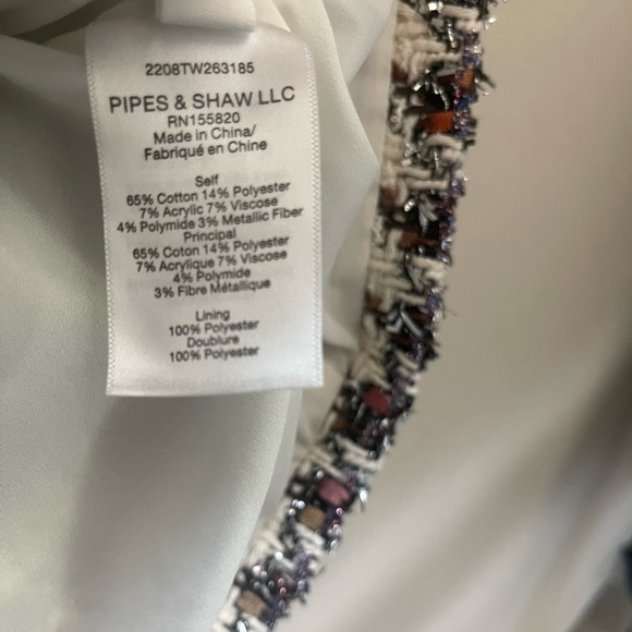 VERONICA BEARD STARCK HOUNDSTOOTH TWEED MINI SKIRT - Picture 9 of 11